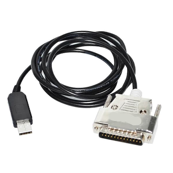 USB til D-SUB 25P DB25 Adapter Han RS232 Seriel Kommunikationskabel (5m)
