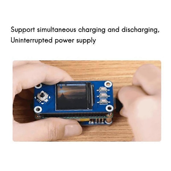 Waveshare UPS-moduuli Raspberry Pi Zero -virransyöttöön akulla 20 PCB+metal