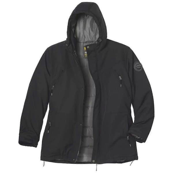 Miesten Softshell-huppuparka Black 3XL