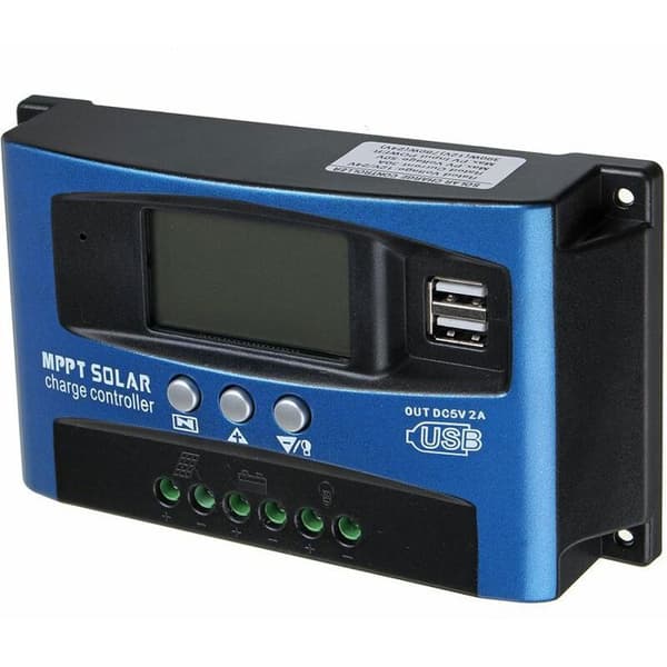 Solpanelregulator, MPPT batteriopladningsregulator, 30A, 12V/24V