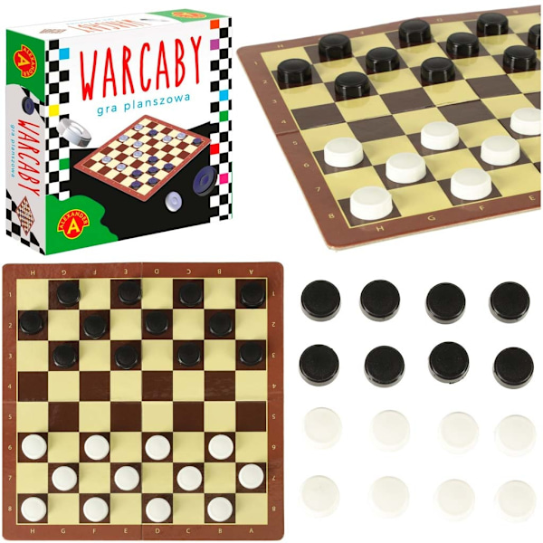 ALEXANDER Checkers board game