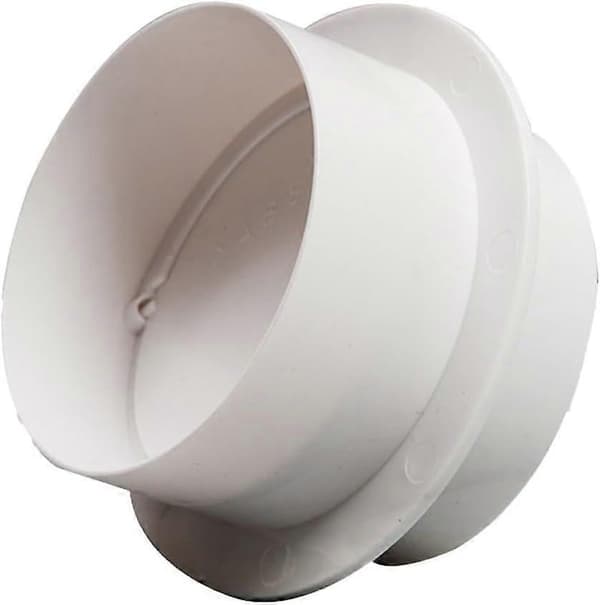 160 mm kontraventil til luftstrømsstyring i ventilation, forbindes problemfrit med standard PVC-kanaler
