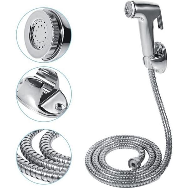 Håndbruser - Bidet håndbrusersæt - ABS og rustfrit stål - Vægmonteret installation - Ergonomisk