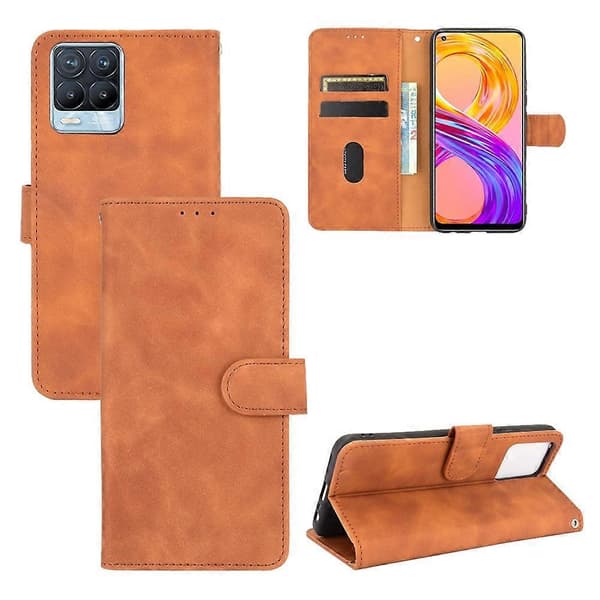 Läderfodral för Realme 8 / Realme 8 Pro
