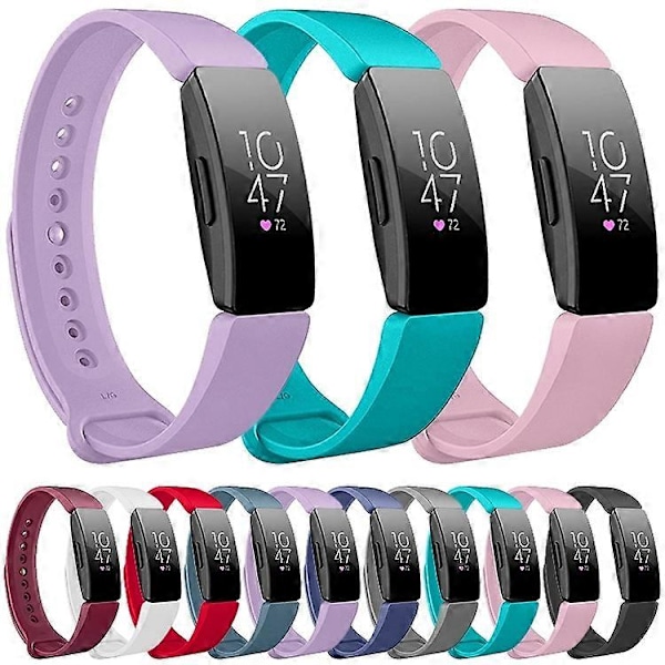 Armbandsfäste med tryckknapp för Fitbit Inspire HR Black