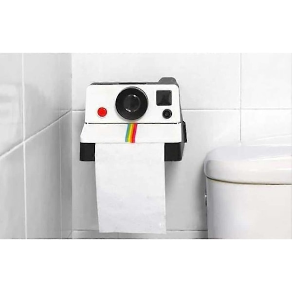 Kameran muotoinen WC-paperiteline WC-paperilaatikko Yhteensopiva kotiin ja toimistoon 1 kpl