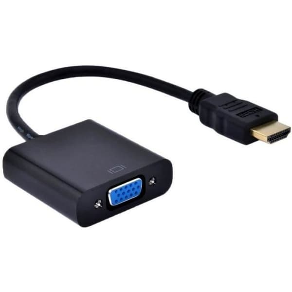 HDMI til VGA-adapter - Root - 1080P - Sort - Kabel - Konverter