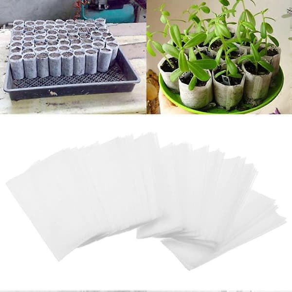 [KK]500 pcs. Biodegradable Non-Woven Plant Bags, Fabric Pots, White