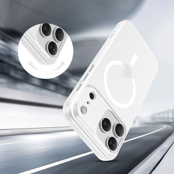 [KK] 【jia】Tech-Protect Compatible with iPhone 17 Pro Max Skal MagSafe MagSlim Matt Vit 60