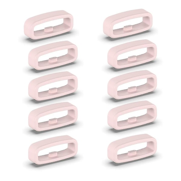 Silikonfästring 18mm/20mm/22mm Armbandsfäste Hållare Bälte Loo 18MM 18MM Pink