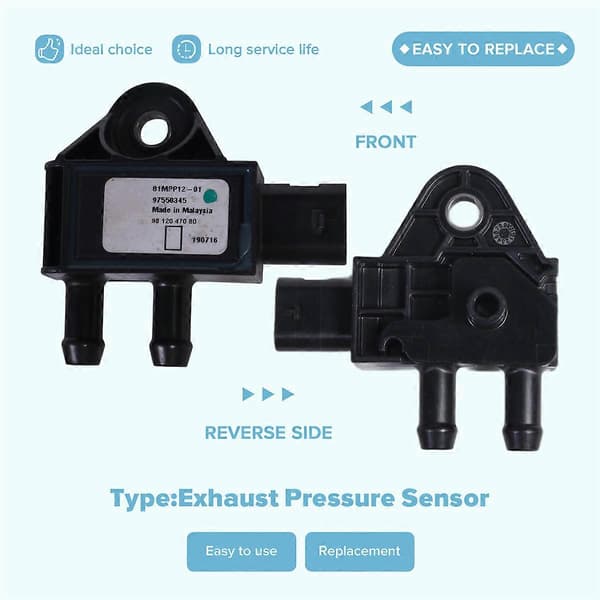 9812047080 Eksostrykksensor for 2008 C3 C4 Berlingo 13-19 81MPP12-01 Black