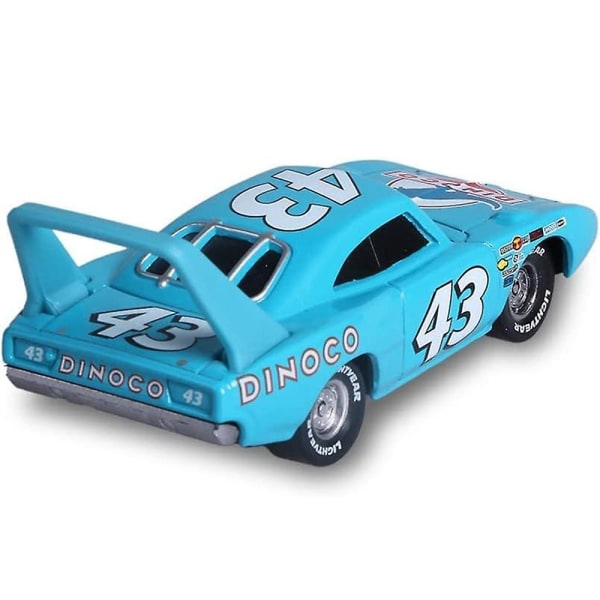 Disney Cars nr 43 Dinoco The King Diecast Bilar Leksaker Pojkar Barn Gåvor Samling