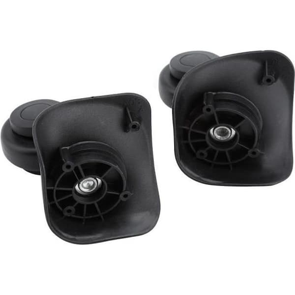 Bagagereparationstilbehør - Hjul - 2 stk. - Universal - Sort PVC - 10.8x10.3cm
