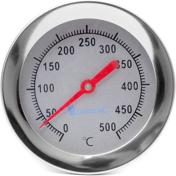Termometer vedugn / pizzaugn / stenugn / 400 °C / 30 cmAnalog, bimetallisk.