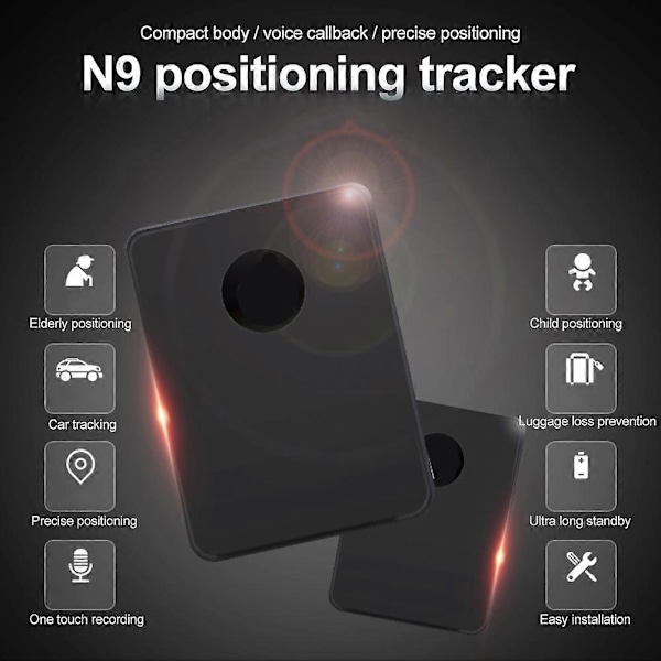 N9 Trådlös GSM Lyssna Audio Bugging Övervakning Röstdetektering Bil GPS Tracker Realtidslyssning Audio Avlyssning Avlyssningsenhet
