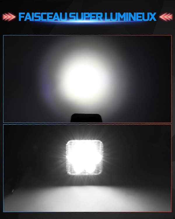 12v 24v Led Arbeidslys, Mini Led Arbeidslys