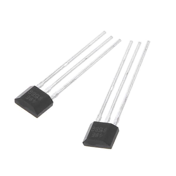 10 STK 49E Hall-element OH49E Spenningsregulator Hall-effektsensor Lineær bryter Black