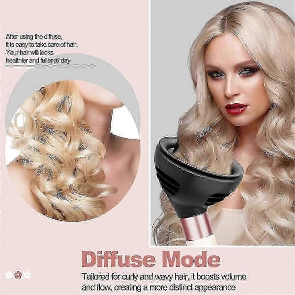 Dyson Airwrap Wave Curl Diffuser & Pre-Styler för Förbättrade Lockar - Svart