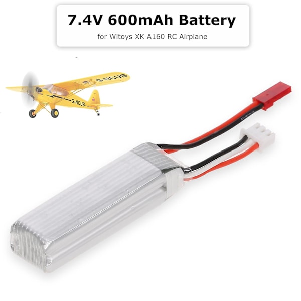 X420.0016 Batteri for Wltoys XK A160 RC Fly 7.4V 600mAh Oppladbart Litiumbatteri Fly S