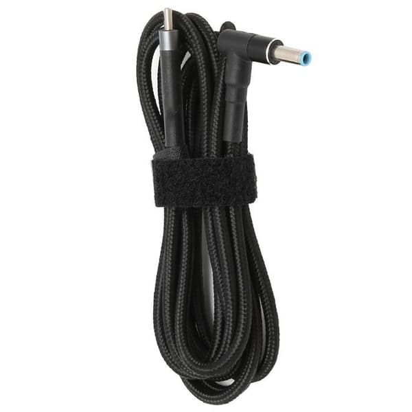 USB-C han til DC 4.5x3.0mm han opladerkabel til bærbar computer strømkabel til HP bærbar computer