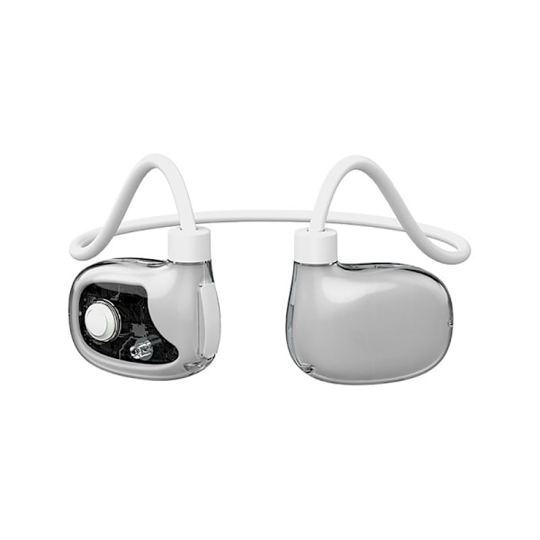 Bluetooth-hörlurar Transparent Creative Open Bone No In-Ear Conduction Music Sports White