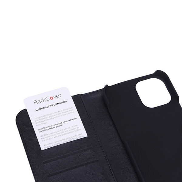 RADICOVER Telefoncover Anti-Stråling Sort iPhone 12 Pro Max Svart 40