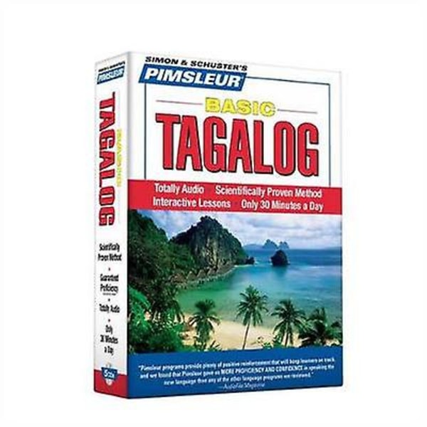 Pimsleur Tagalog Grundkurs Nivå 1 Lektioner 110 CD Lär dig att tala och förstå tagalog med Pimsleur språkprogram Simon Schusters Pimsleur