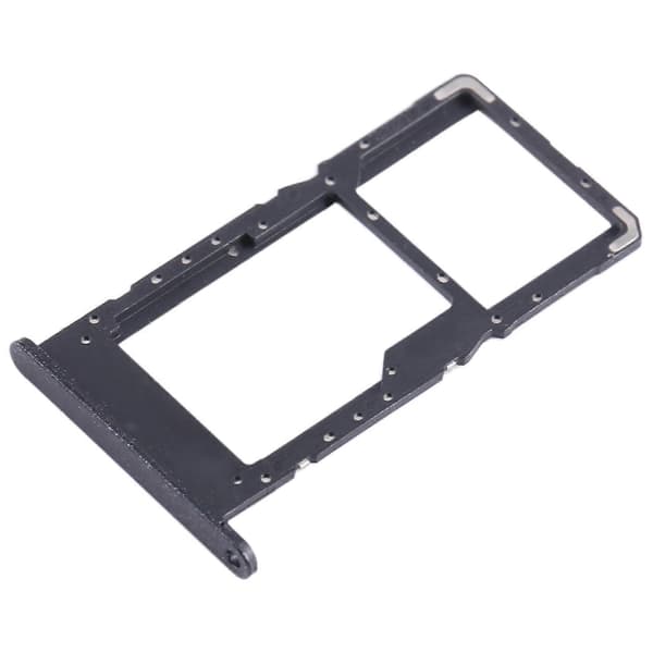 För Huawei nova Y61 SIM + SIM / Micro SD-kortfack Black