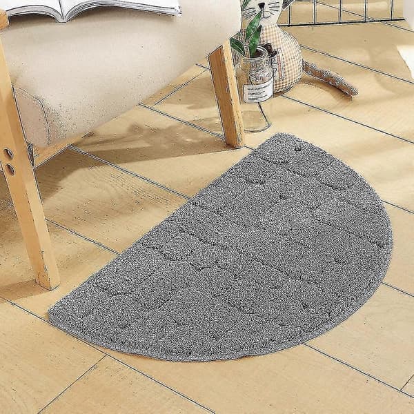 Badeværelsesmåtte skridsikker absorberende bløde tæpper (40x68cm, grå)