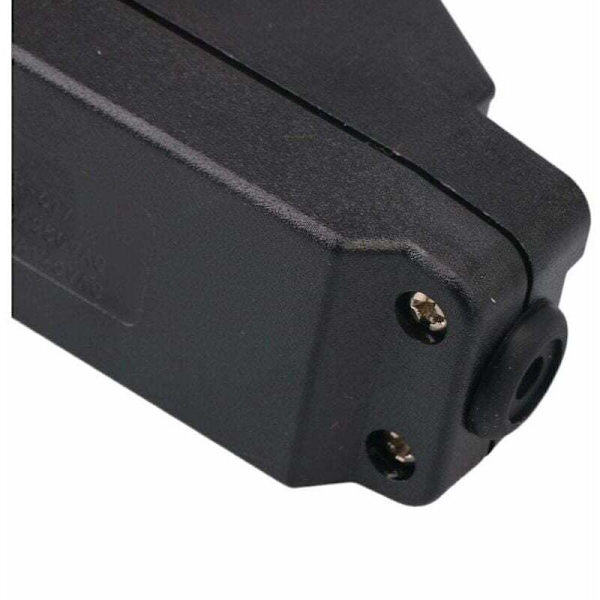 [KK] IP65 Button Inline Wire Switch Waterproof Black On/Off Switch 30A 220V, DEBUNS