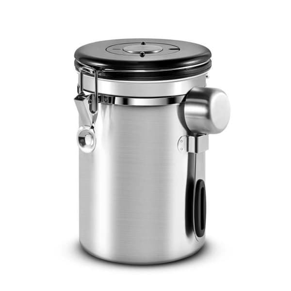 Kaffeboks - 1,8L - Rustfritt stål - Enkel å rengjøre - Moderne design