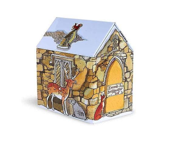 Liten Vinterhusboks Cream 12 x 13,5 x 7.5 cm