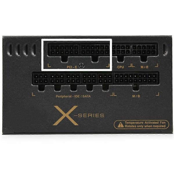 12-pin til dobbel 8-pin (6+2) PCI-E modulær strømkabel (60 cm)