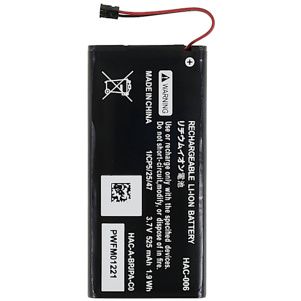 Til Nintendo Switch 3.70V 525mAh Li-ion Batteri Udskiftningsdel (Kode: HAC-006) (uden Logo)