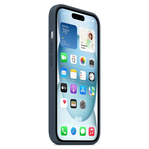 [KK]iPhone 15 Case Compatible with MagSafe Scratch-Resistant Silicone Case Dark Blue iPhone 15 iPhone 15 Dark blue