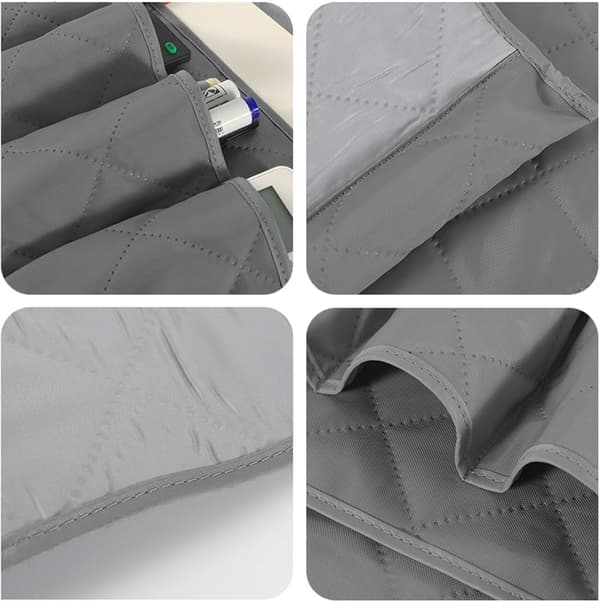 [KK]Sofa Caddy, Remote Control Holder, Remote Control Storage, Sofa Armrest Organizer, Remote Control Holder for Sofa, 5 Pockets Sofa Hanger