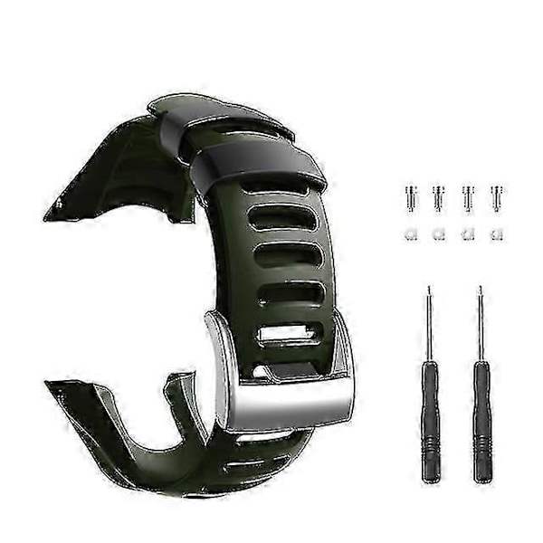 Til Suunto Ambit 3 Urrem Ambit 1 2 2s Smart Watch Armbånd Ambit3pea 3sport 3run Udskiftning W Army green for AMBIT 2 2S 2R