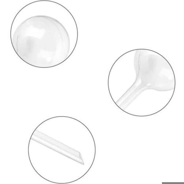 6 stk. vanningskuler for planter, automatisk vanning, klare kuler
