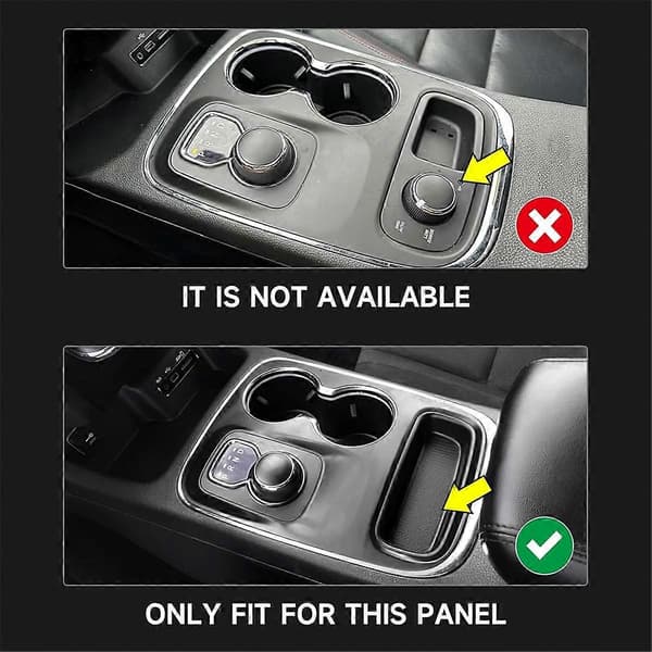 Midtkonsoll girskiftpanel deksel trimsett for Durango lhd Carbon Fiber Pattern