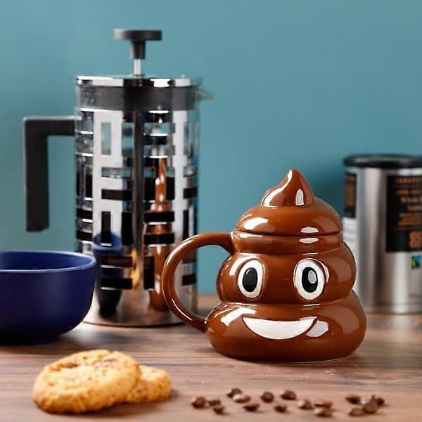 Emotive Mugg - Bajs med Lock