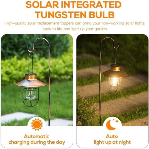 Solcellslampa - Ej specificerad - 7 cm - Integrerad LED - 2 delar - Utomhusbruk