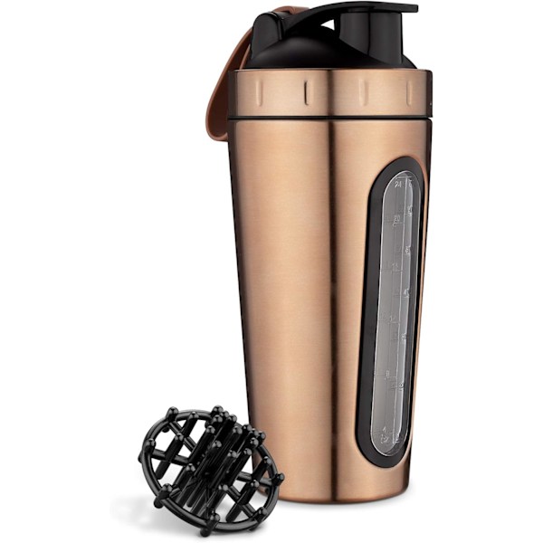 Stainless steel protein shaker bottle, fitness for protein shake