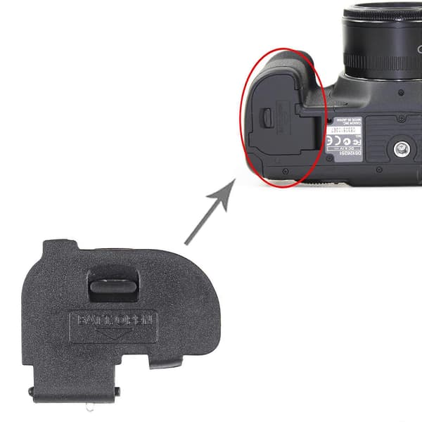 Til Canon EOS 7D Batterirumslåg Not Specified