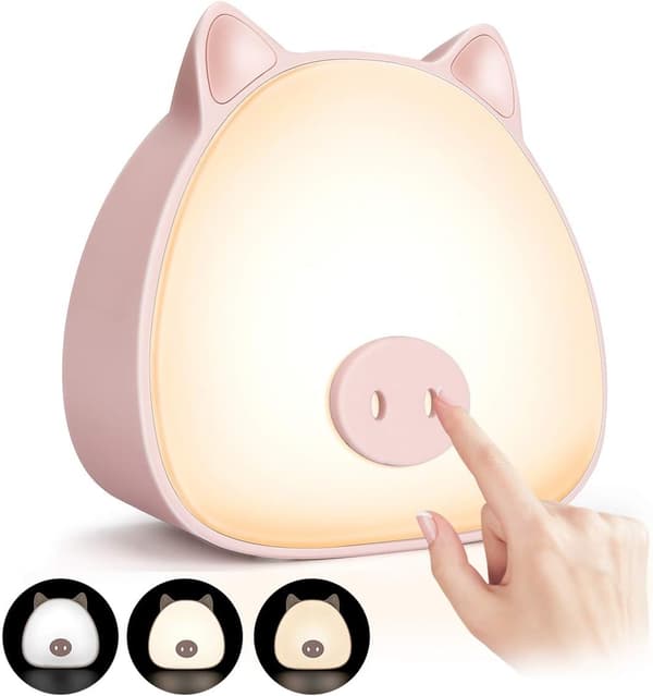 [KK]*LED Night Light for Children, Rechargeable Touch Night Light, Charging*