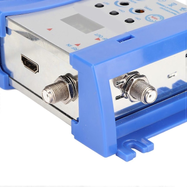 HDM68L RF Modulator Bærbar Plug and Play HD Multimedie Interface til RF Modulator AC 90‑240V US Stik