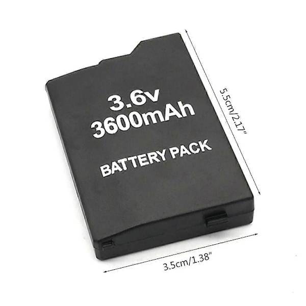 3600mAh Batteri för Konsol Gamepad Play-Station Portable PSP2000 3000