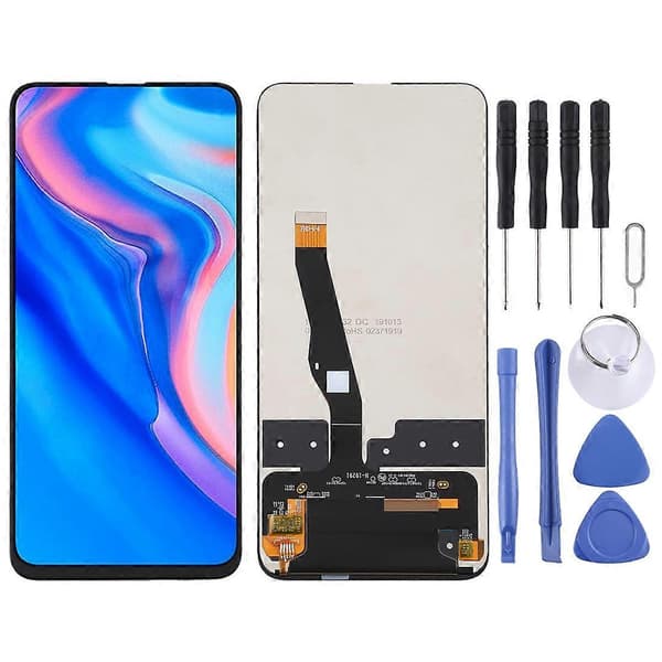 COF LCD-skærm til Huawei Y9 Prime 2019 med Digitizer Fuld Montering (Sort) Black
