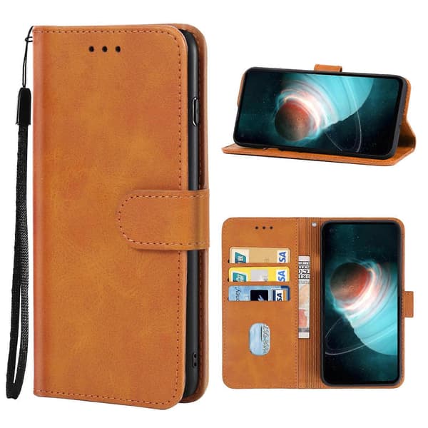 Læder telefoncover til Blackview BL6000 Pro 5G Brown