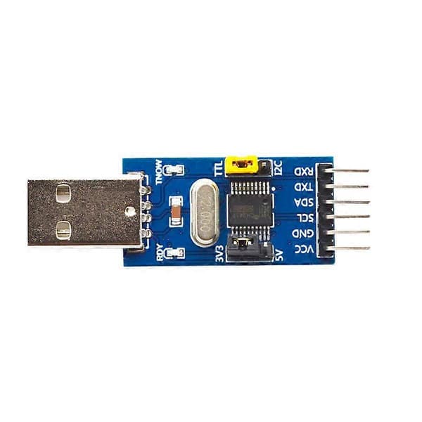 CH341T to-i-ett-modul USB til I2C IIC UART USB til TTL enkeltbrikke