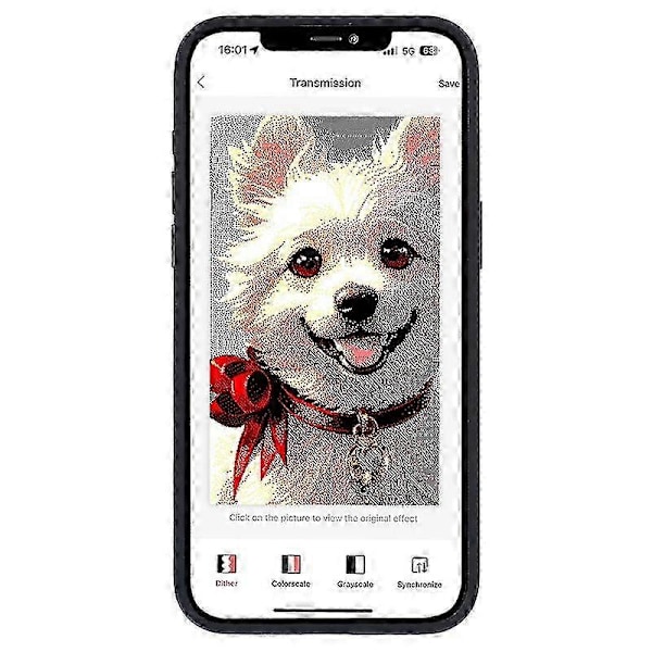 INKZONE Yhteensopiva iPhone 11 Pro Max E Ink -puhelinkuoren kanssa PC+TPU DIY-puhelinkotelo 4-värinäyttö - Harmaa Black